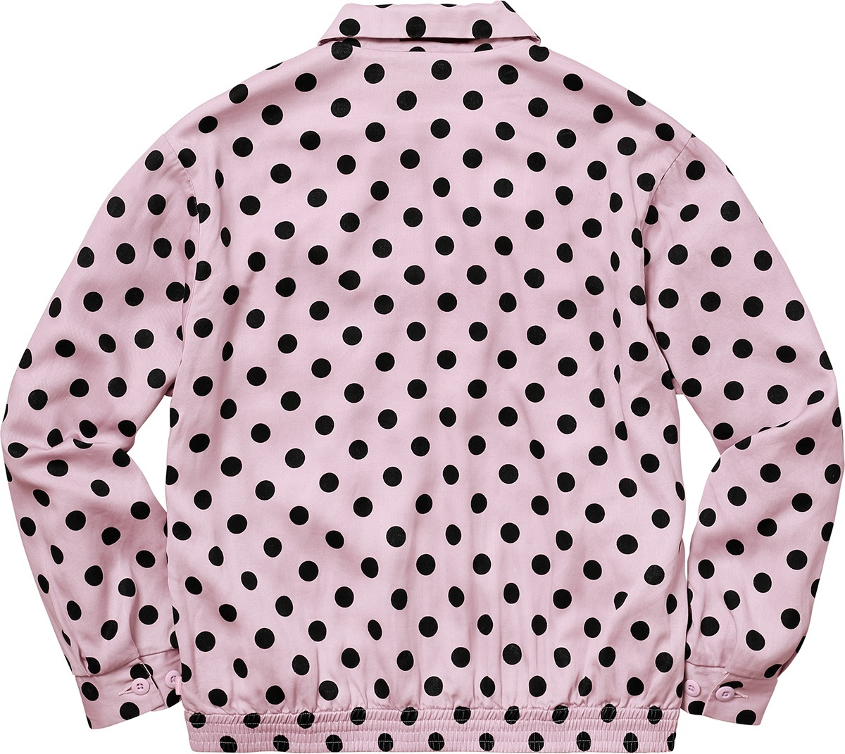 Polka Dots Rayon Work Jacket view 8